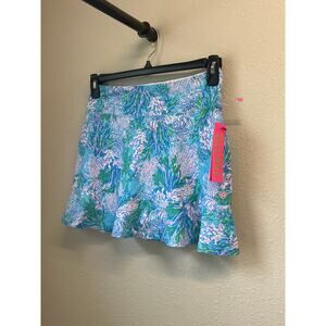 NWT Lilly Pulitzer Luxletic Zadora high rise Skort SPF 50 size Small MSRP $108